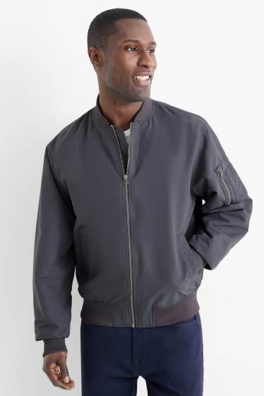 Home - Jaqueta bomber - gris fosc