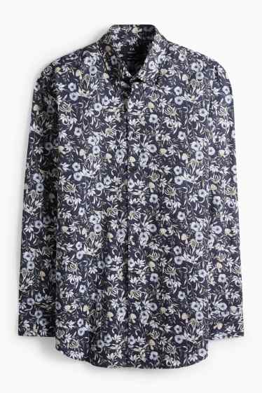 Pánské - Business košile - tmavomodrá