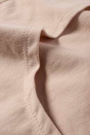 Dames - Set van 3 - hipster - licht beige