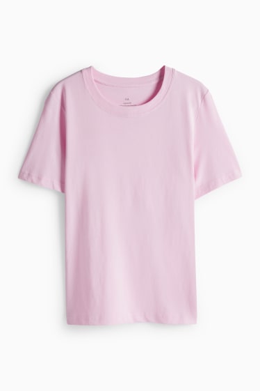 Damen - T-Shirt - Regular Fit - rosa