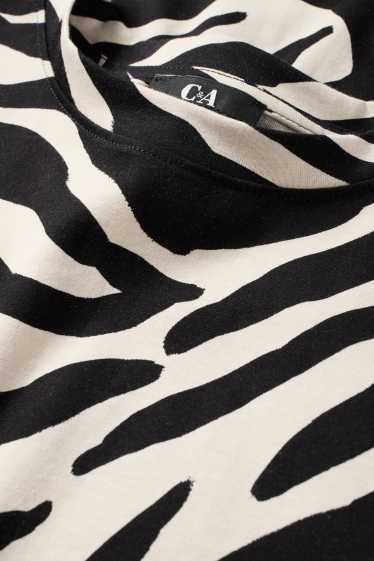 Dona - Vestit - negre/beix