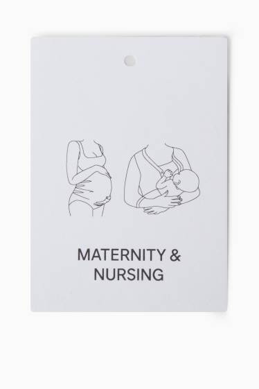 Damen - Still-Bodycon-Kleid - gerippt - gestreift - schwarz / weiss