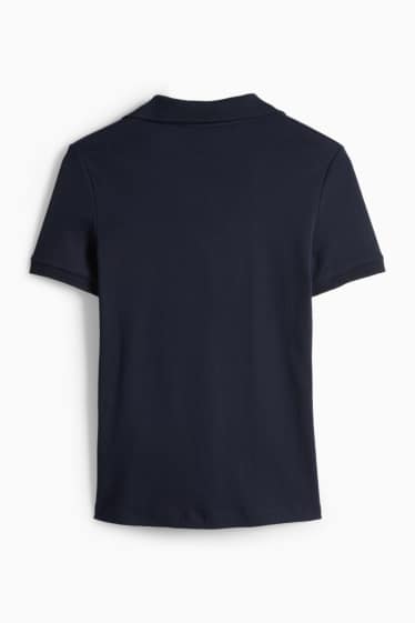 Femmes - Polo - regular fit - bleu foncé