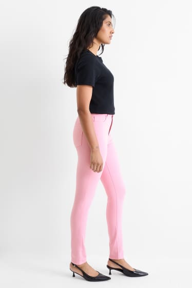 Women - Jegging jeans - high waist - rose
