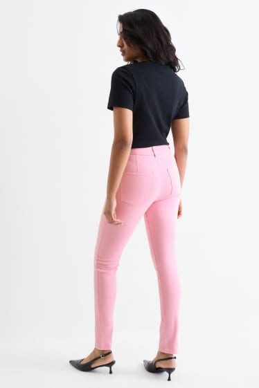 Women - Jegging jeans - high waist - rose
