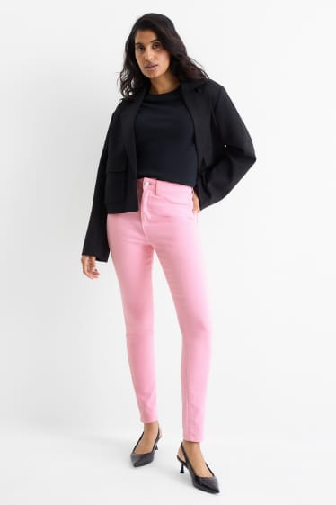 Women - Jegging jeans - high waist - rose