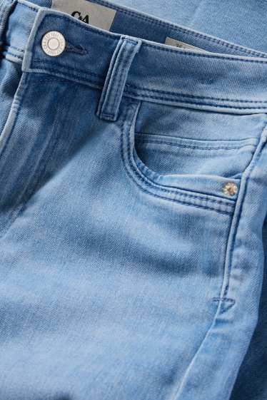 Femmes - Slim jean - mid waist - jog denim - bleu clair