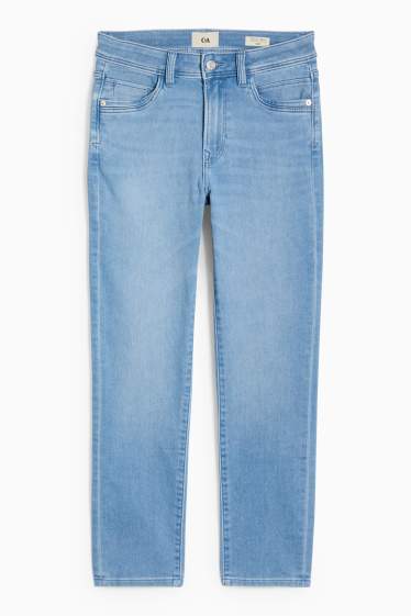 Femmes - Slim jean - mid waist - jog denim - bleu clair