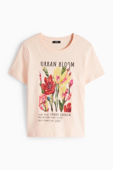 Donna - T-shirt - regular fit - rosa