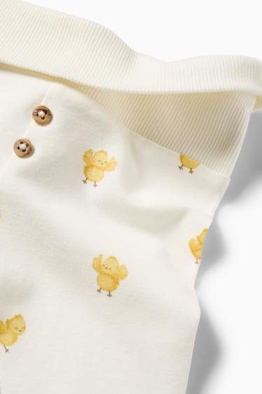 Unisex - Puișor - colanți nou-născuți - galben deschis