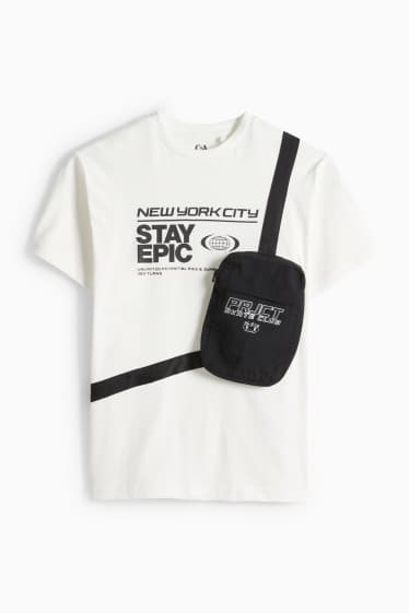 Enfants garçons - T-shirt - blanc / noir