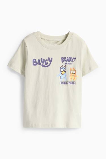 Children Boys - Bluey - short sleeve T-shirt - light green
