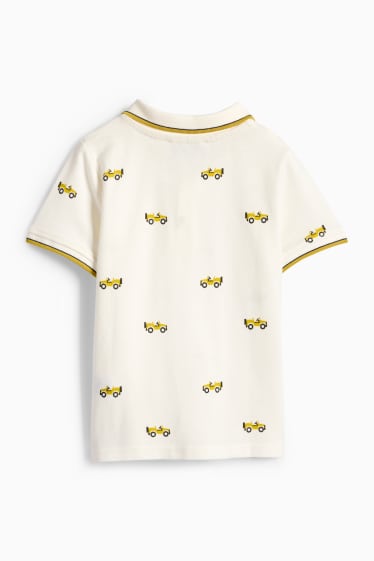 Copii - Băieți - Tricou polo - alb-crem