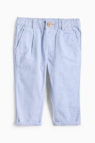 Miminka - chlapci - Kalhoty - světle modrá