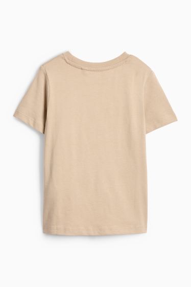 Enfants garçons - T-shirt à manches courtes - taupe
