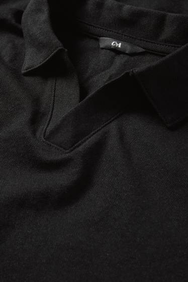 Hommes - Polo - regular fit - noir