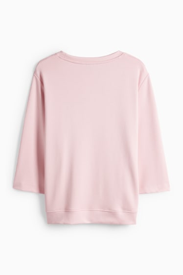 Dames - Longsleeve - relaxed fit - roze