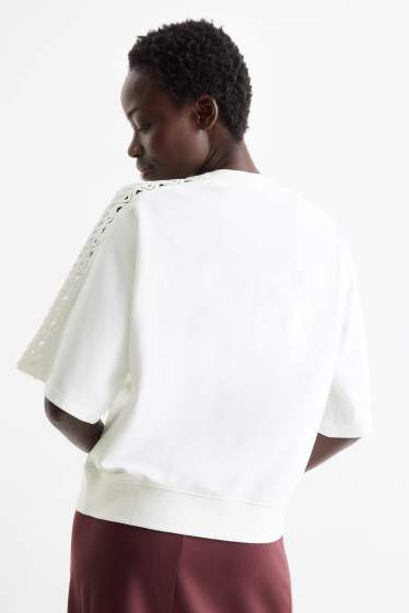 Dames - Sweatshirt - wit