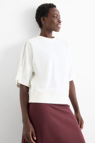 Dames - Sweatshirt - wit