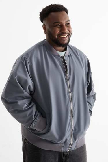 Hommes - Blouson aviateur - gris foncé