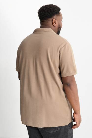 Hommes - Polo - regular fit - taupe