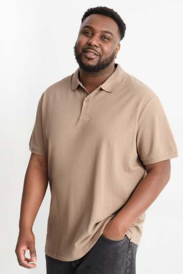 Hommes - Polo - regular fit - taupe