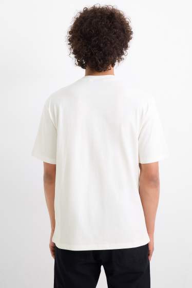 Herren - T-Shirt - Relaxed Fit - weiß