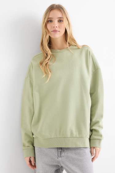 Damen - Sweatshirt - hellgrün
