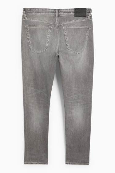 Pánské - Slim tapered jeans - šedá