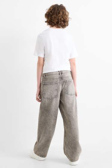 Kinder Jungen - Baggy Jeans - jeansgrau