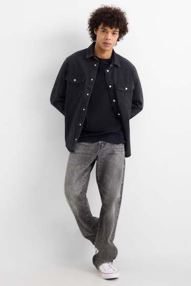 Men - Bootcut jeans - denim-gray