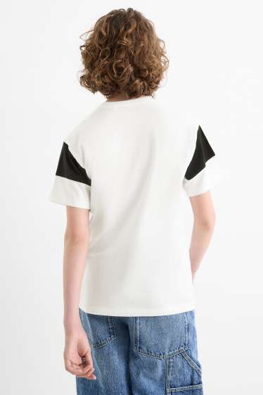 Enfants garçons - Moto - T-shirt - noir / blanc