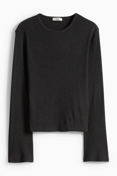 Dámské - Tričko - tmavošedá