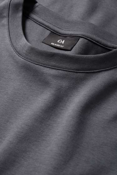 Herren - T-Shirt - Relaxed Fit - dunkelgrau