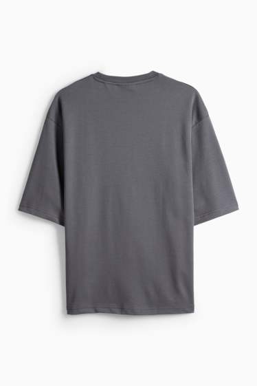 Herren - T-Shirt - Relaxed Fit - dunkelgrau