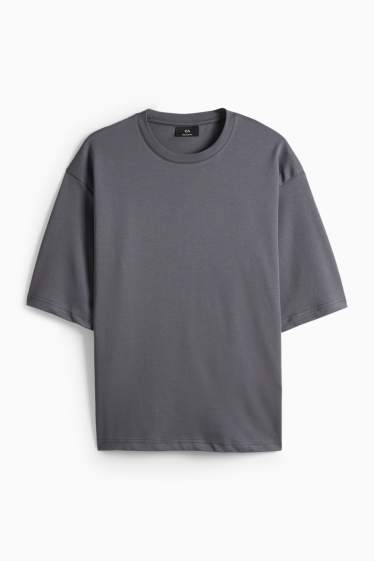Herren - T-Shirt - Relaxed Fit - dunkelgrau