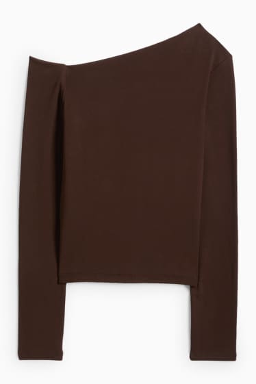 Femei - Tricou - maro închis