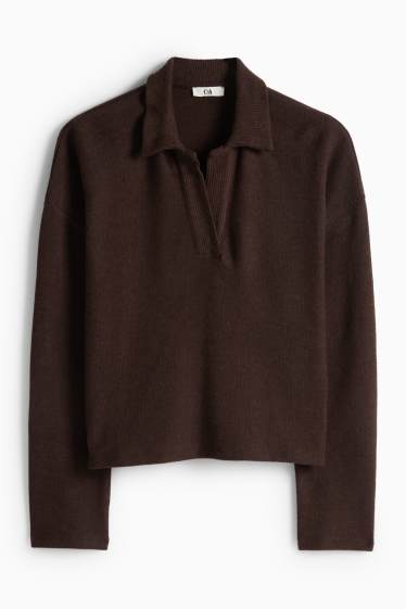 Femmes - Pull - marron foncé