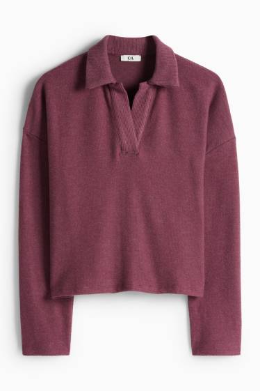 Femmes - Pull - bordeaux