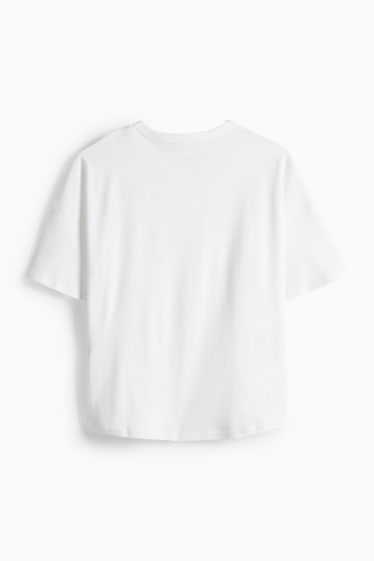 Damen - T-Shirt - Oversized - weiss