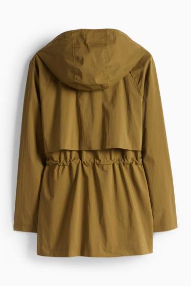 Damen - Jacke mit Kapuze - grün