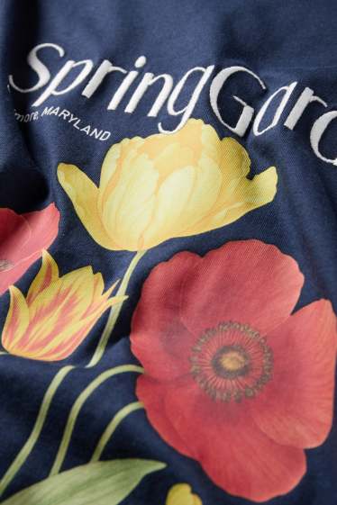 Dámské - Tričko - regular fit - tmavomodrá