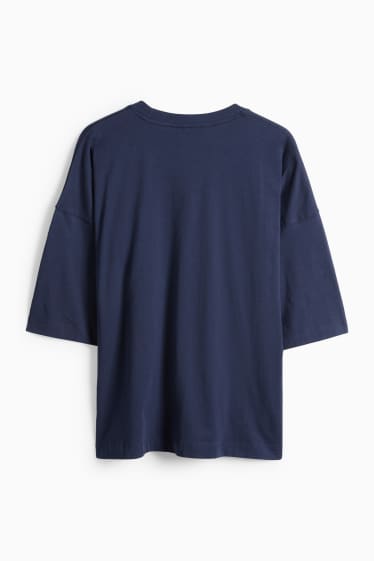 Dámské - Tričko - regular fit - tmavomodrá