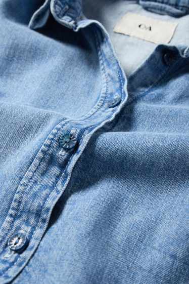 Femmes - Blouse-chemise en jean - bleu
