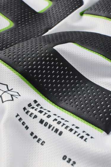 Kinder Jungen - Funktions-Shirt - schwarz / weiss