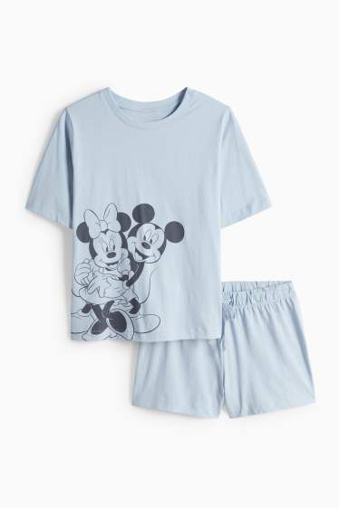 Femei - Pijama scurtă - Disney - albastru deschis