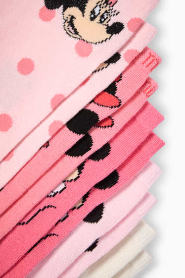 Nena - Paquet de 5 - Minnie Mouse - mitjons amb dibuix - rosa