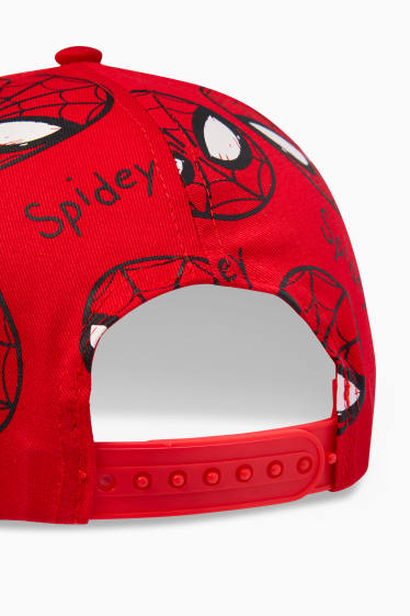 Kinderen: jongens - Spider-Man - baseballpet - rood