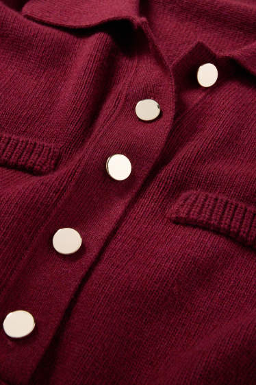 Femei - Pulover - bordo