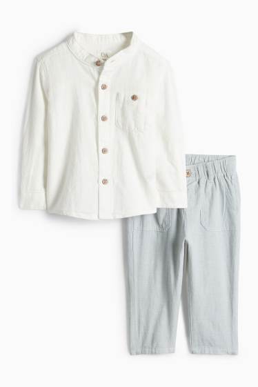 Bébés garçons - Ensemble bébé - blanc / bleu